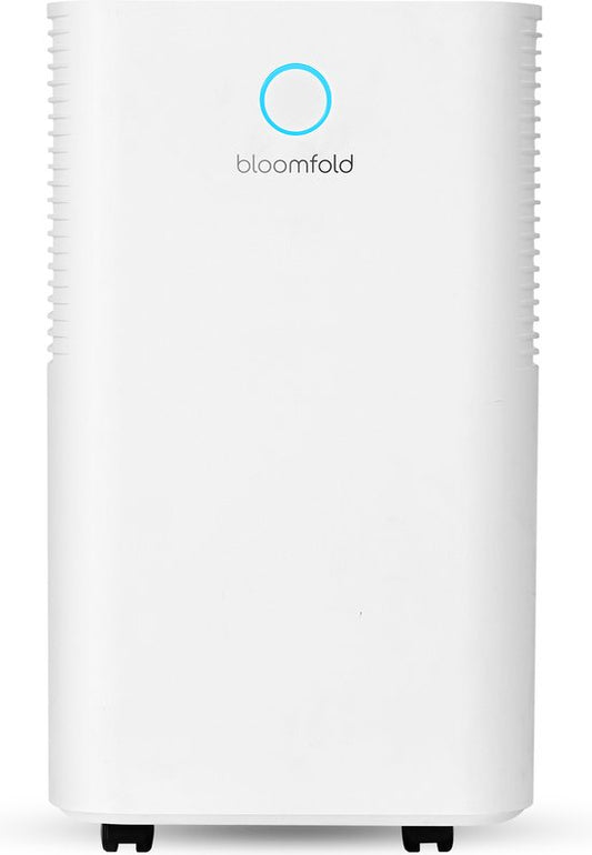 Déshumidificateur Bloomfold - 12L par jour - Fonction Lavage-Séchage incluse - Convient pour le salon, la chambre, la cave et la salle de bain - Déshumidificateur - Blanc