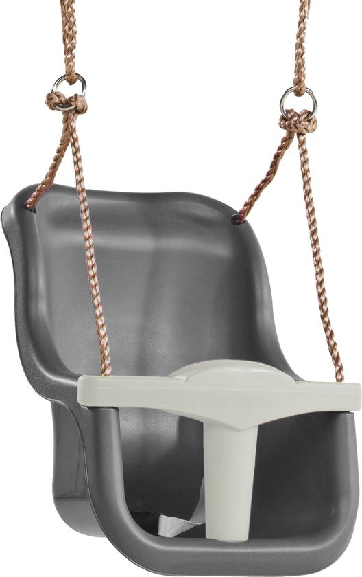 Siège pour balancelle AXI Baby, gris/blanc - Plastique - Siège pour balancelle destiné aux enfants de 9 à 36 mois