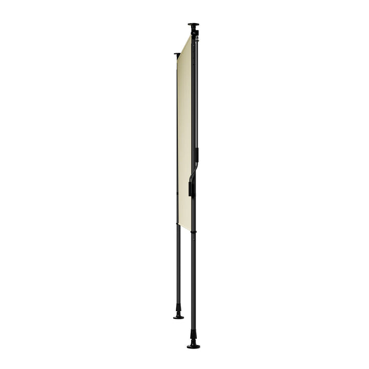 Juskys Vertical Balcony Screen 120x310 cm - Beige - Protection solaire et visuelle hydrofuge et réglable en hauteur
