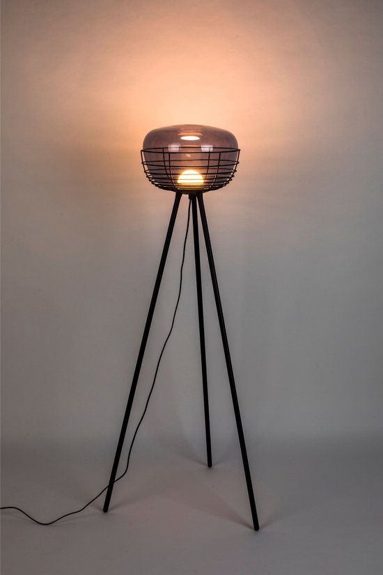 Zuiver Smokey Lampadaire/Standing tripod lamp Black