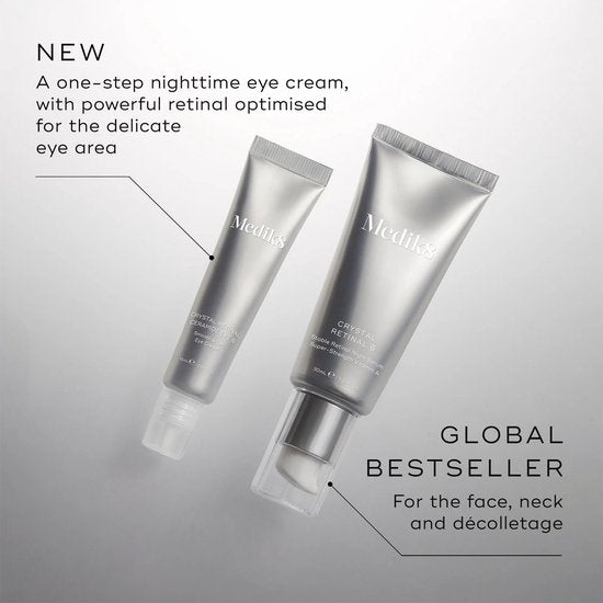 Crème pour les yeux Medik8 Crystal Retinal Ceramide Eye 3 - 15 ml - Anti-âge