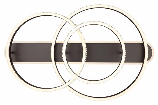 Globo - plafonnier - Grouni - nickel - métal - plafonnier - LED - 67314-75