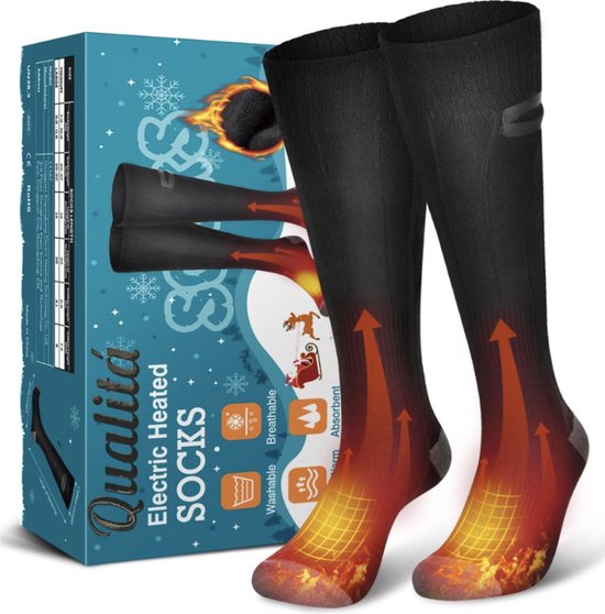 Chaussettes chauffantes - Chaussettes électriques - chaussettes - Chaussettes électriques chauffantes - Pointures 36 à 41