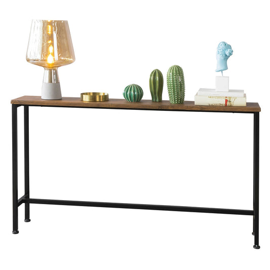 SoBuy FSB19-N Table console - MDF - 120x20x65 cm - Industriel