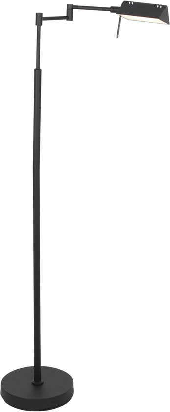 Mexlite - lampadaire - GlowGo - noir - métal - lampe de lecture - LED - 4603ZW
