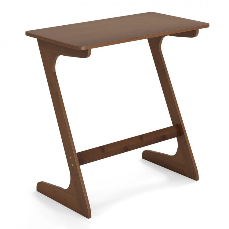Coast Z-shaped Side Table Bamboo Brown/Natural - 76 x 41 x 71 cm - Table d'appoint pour canapé