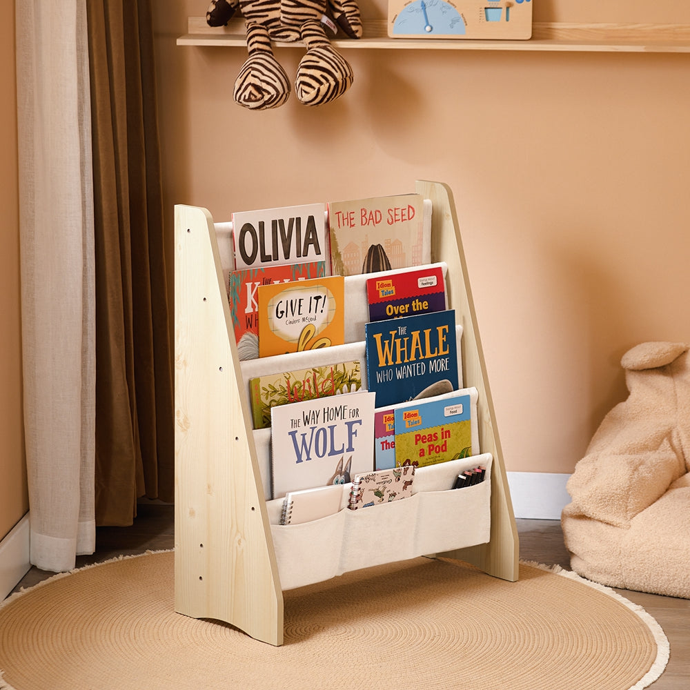 SoBuy KMB50-N Bibliothèque pour enfants - Rangement compact et élégant pour la chambre d'enfant