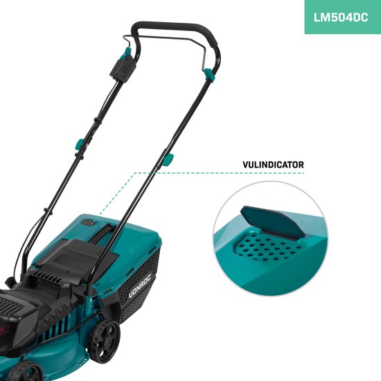 Tondeuse à gazon sans fil 40V - VONROC - Réglage de la hauteur - 33cm - Sans batterie ni chargeur