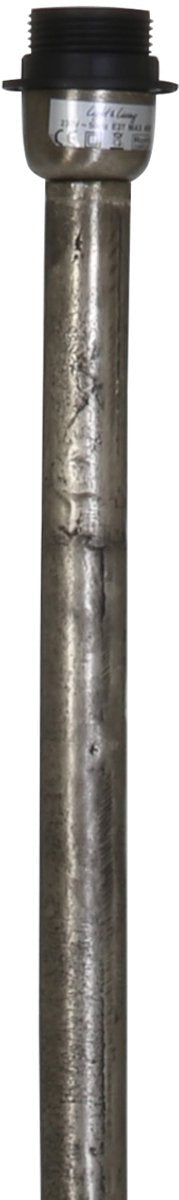 light & living lampadaire undai dark raw nickel - 25,5×25,5×140 cm - gris