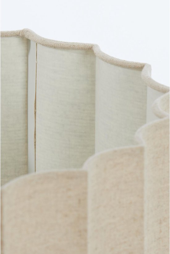 Light & Living Abat-jour cylindrique Disli - Crème - Ø 40 cm - Moderne