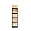 SoBuy Meuble de salle de bain bas avec 4 tiroirs Noir - 65 x 23 x 82 cm - BZR54-II-SCH