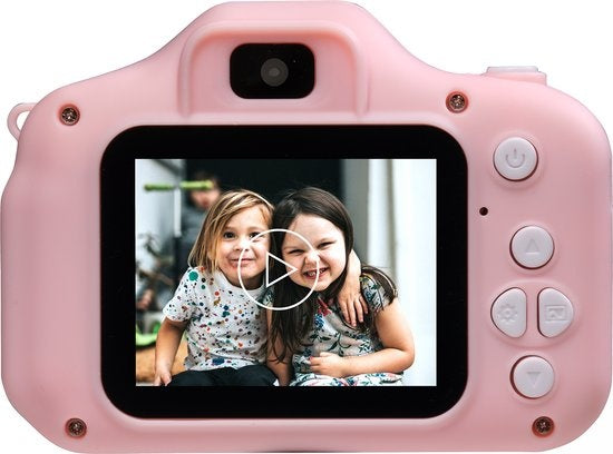 Camera Full HD pour enfants - Denver - Caméra Selfie - 40MP - Appareil photo numérique pour enfants - Photo et vidéo - Jeux - KCA1340 - Rose