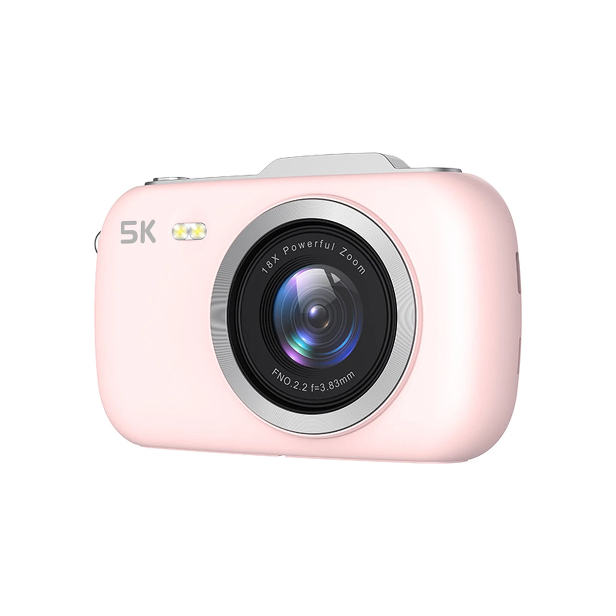 Appareil photo numérique KOMERY G7 5K – 80 MP UHD, zoom 18x, appareil photo pour vlog – Blanc