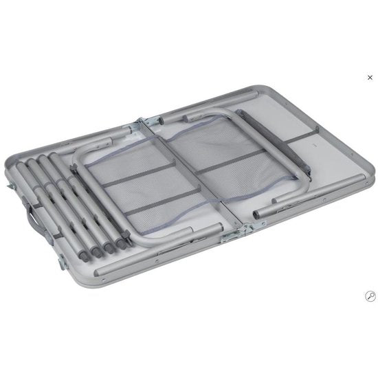 Bo-Camp - Table - Premium - Modèle « valise » - 90 x 60 cm