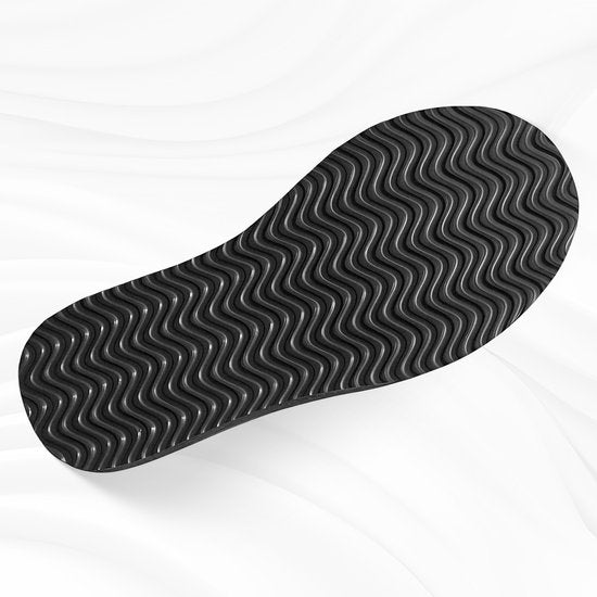 Pantoufles pour femmes - Pantoufles - Taille 38/39 - Noir - Antidérapantes - Comfeet