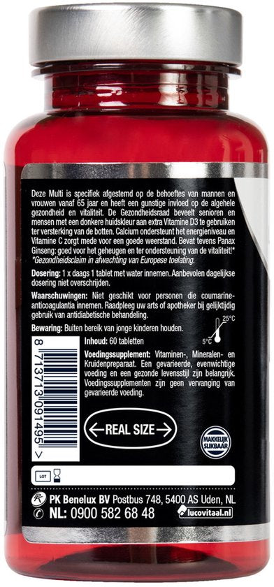 Lucovitaal Multi A-Z 65+ 60 comprimés