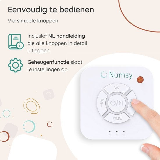 Numsy Original 3 White Noise Machine Baby - Appareil à bruit blanc