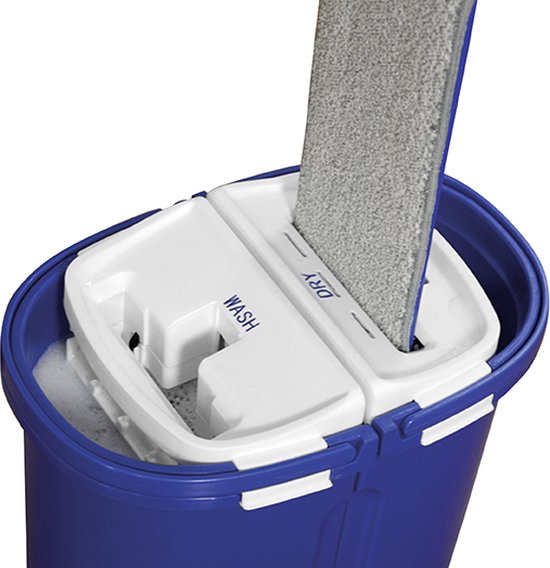 Livington Touchless Mop XXL – balai à franges autonettoyant – aide ménagère 2019 – grande capacité de 7 litres – système de lavage automatique – balai à franges pivotant à 360 degrés – nettoyage des sols – facile à nettoyer