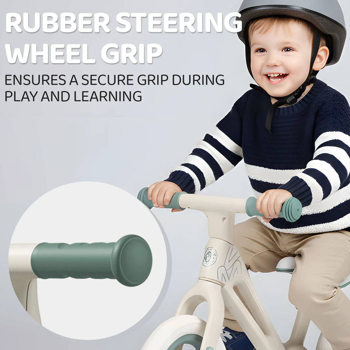 Vélo sans pédales Neuleb pour les tout-petits de 2 à 5 ans - Guidon et selle réglables - Léger - Pour garçons et filles