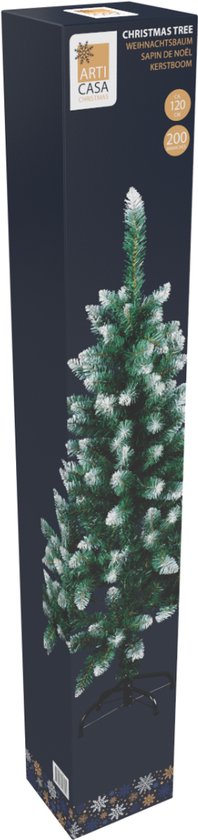 Arti Casa Artificial Christmas Tree 120 cm - Arbre de Noël avec support - Arbre d'intérieur Ø62 cm - Vert