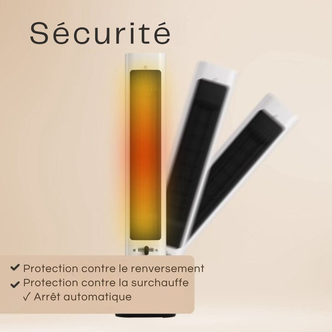 Réchaud électrique Auronic - céramique - Chauffage 2200W - Blanc