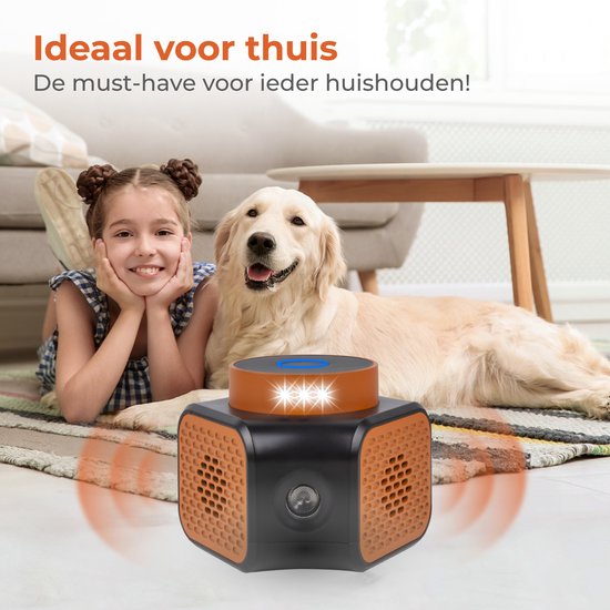 Répulsif anti-souris Nuvance - Répulsifs à ultrasons - Répulsif contre les rats et les nuisibles - 360 degrés et 4 modes - Lutte contre les souris - Orange