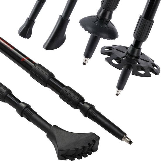 Sportana Sportana Nordic Walking stokken - rood