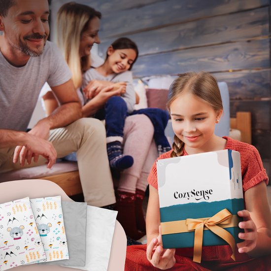 Couverture lestée CozySense® Enfant 2,4 kg - Couverture lestée - Couverture lestée avec répartition de la pression GLASS-Flow® - Housse lavable - Hypoallergénique - Pour les filles