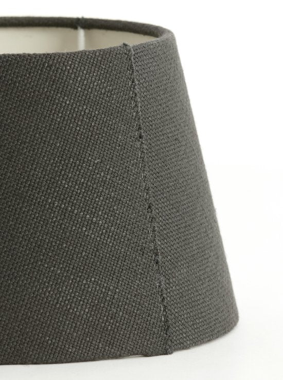 Light & Living - Abat-jour LIVIGNO - 20 x 15 x 13 cm - Gris