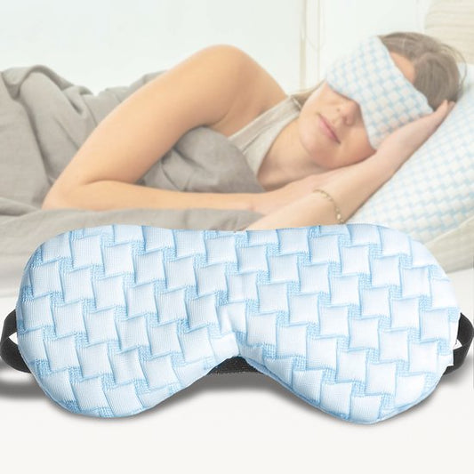 Ella Cooling Sleep Mask women & men - Masque pour les yeux avec dentelle en tissu de velours - Ajustable - Masques de sommeil