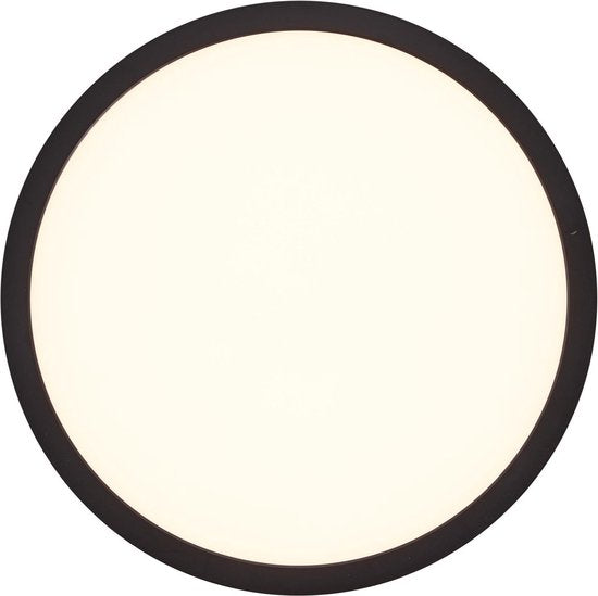 Brilliant Tuco - Plafonnier - LED 16 W - 3000 K - Noir/Blanc