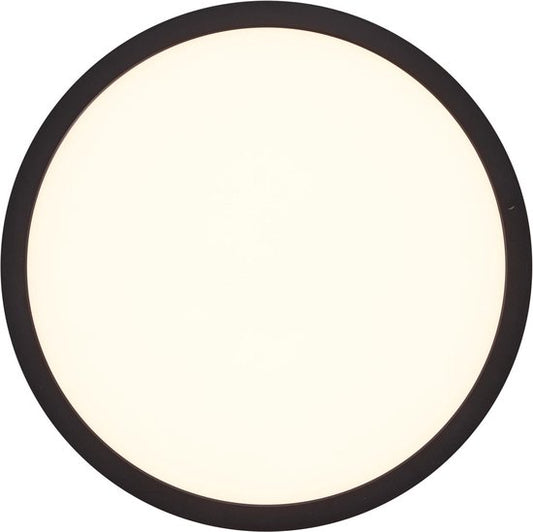 Brilliant Tuco - Plafonnier - LED 16 W - 3000 K - Noir/Blanc