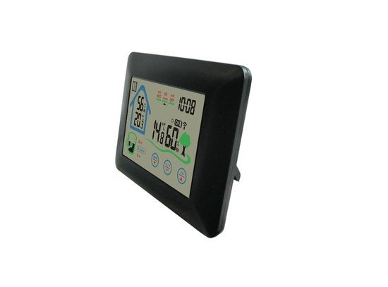 Denver WS-520 - Station météo - Intérieur et extérieur - Mesure la température - l'humidité - Noir