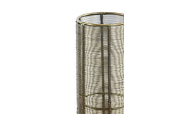 Lampe à poser Lezuza Ø11x39,5 cm - Bronze antique - Design épuré et atmosphérique