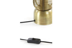 Lampe à poser Lezuza Ø11x39,5 cm - Bronze antique - Design épuré et atmosphérique