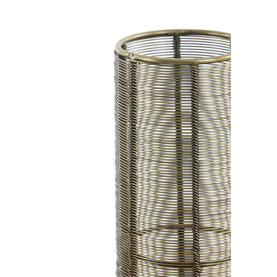 Lampe à poser Lezuza Ø11x39,5 cm - Bronze antique - Design épuré et atmosphérique
