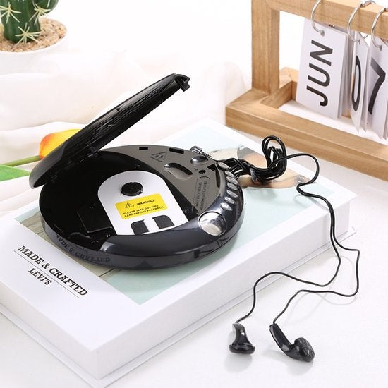 Lecteur CD Portable Denver – Discman avec écouteurs – Compatible CD/CD-R/CD-RW
