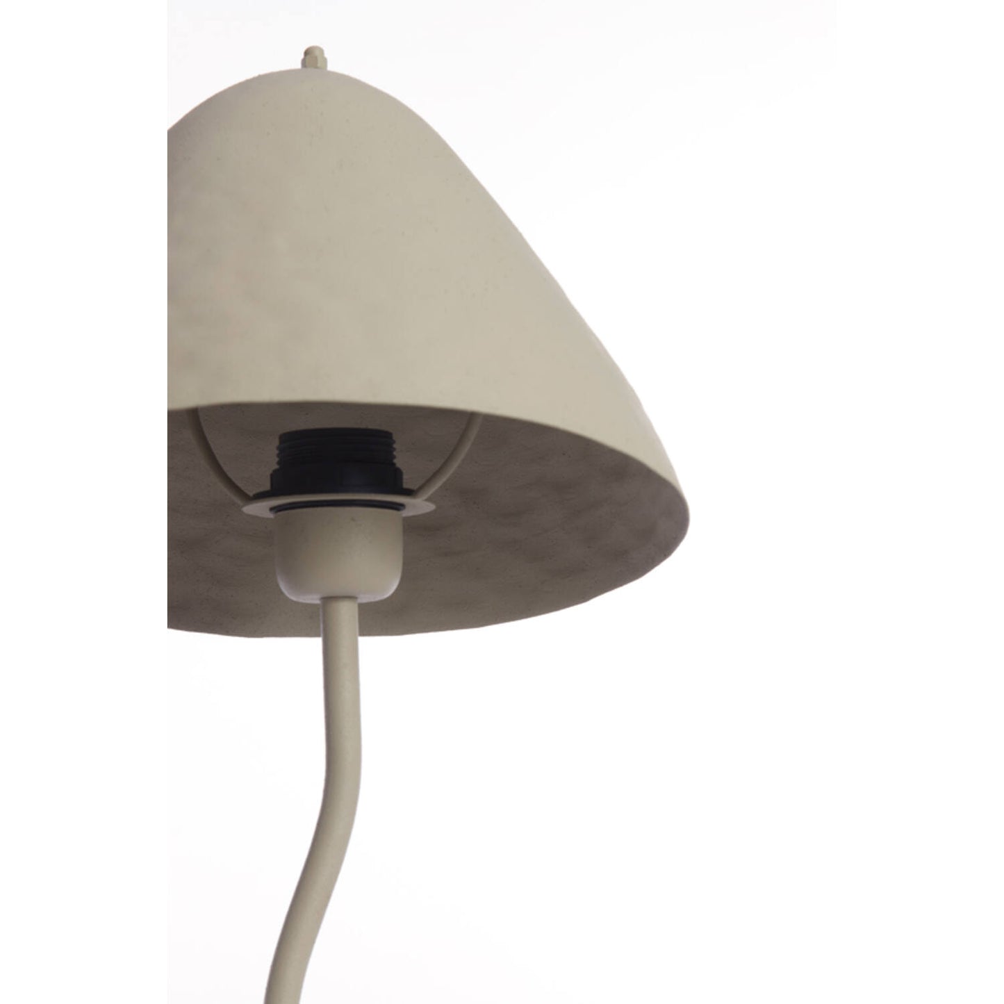 Light & Living ELIMO Lampe à poser Ø25x67 cm - Gris clair mat - Métal moderne - E27