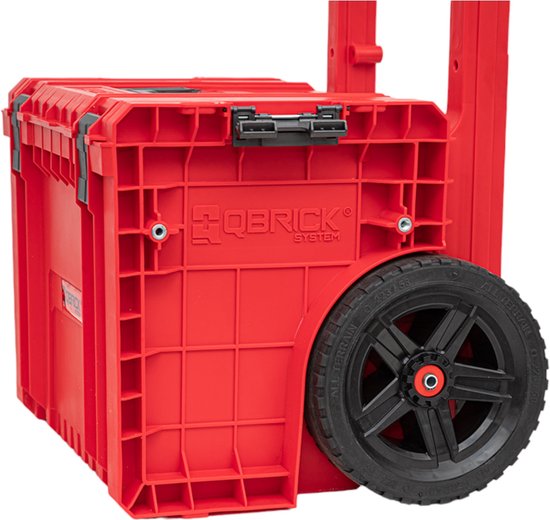 Qbrick System PRO Cart 2.0 Plus RED ULTRA HD empilable 490 x 415 x 660 mm 29 l IP54 poignée télescopique double amovible