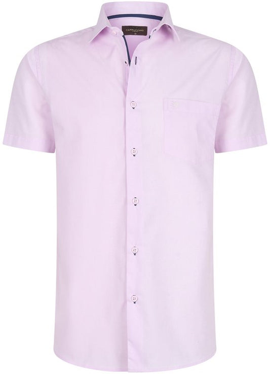 Cappuccino Italia - 2XL - Chemise - Manches courtes - Rose