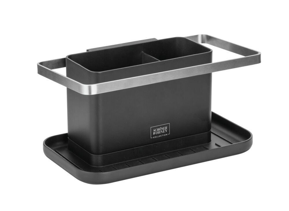 Collection SCHÖNER WOHNEN – Organiseur Stella Gootsteen 20 x 11,5 x 10 cm – Noir
