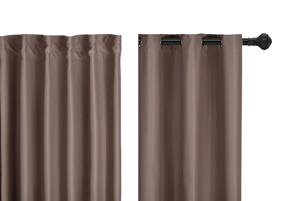 Home&Comfort Rideau occultant 150 x 260 cm - Avec crochets - Taupe