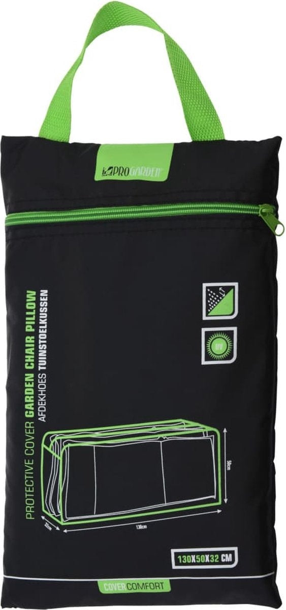 ProGarden luxe opberghoes voor tuinkussens - 130x50x32cm