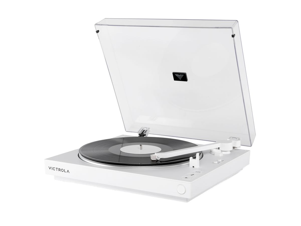 Platine vinyle automatique Victrola - Préamplificateur - Bluetooth - Blanc