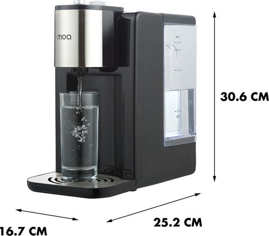 MOA Distributeur d'eau chaude - Bouilloire instantanée de luxe - 2,5 litres - HWD10
