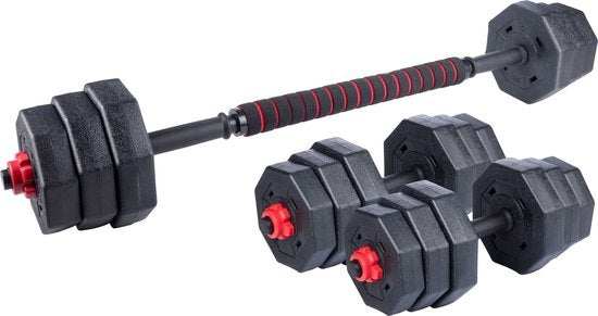 Jeu d'haltères - Umbro - 20 KG - Haltères réglables - Poids 1,25 KG, 1,5KG et 2KG - Plastique