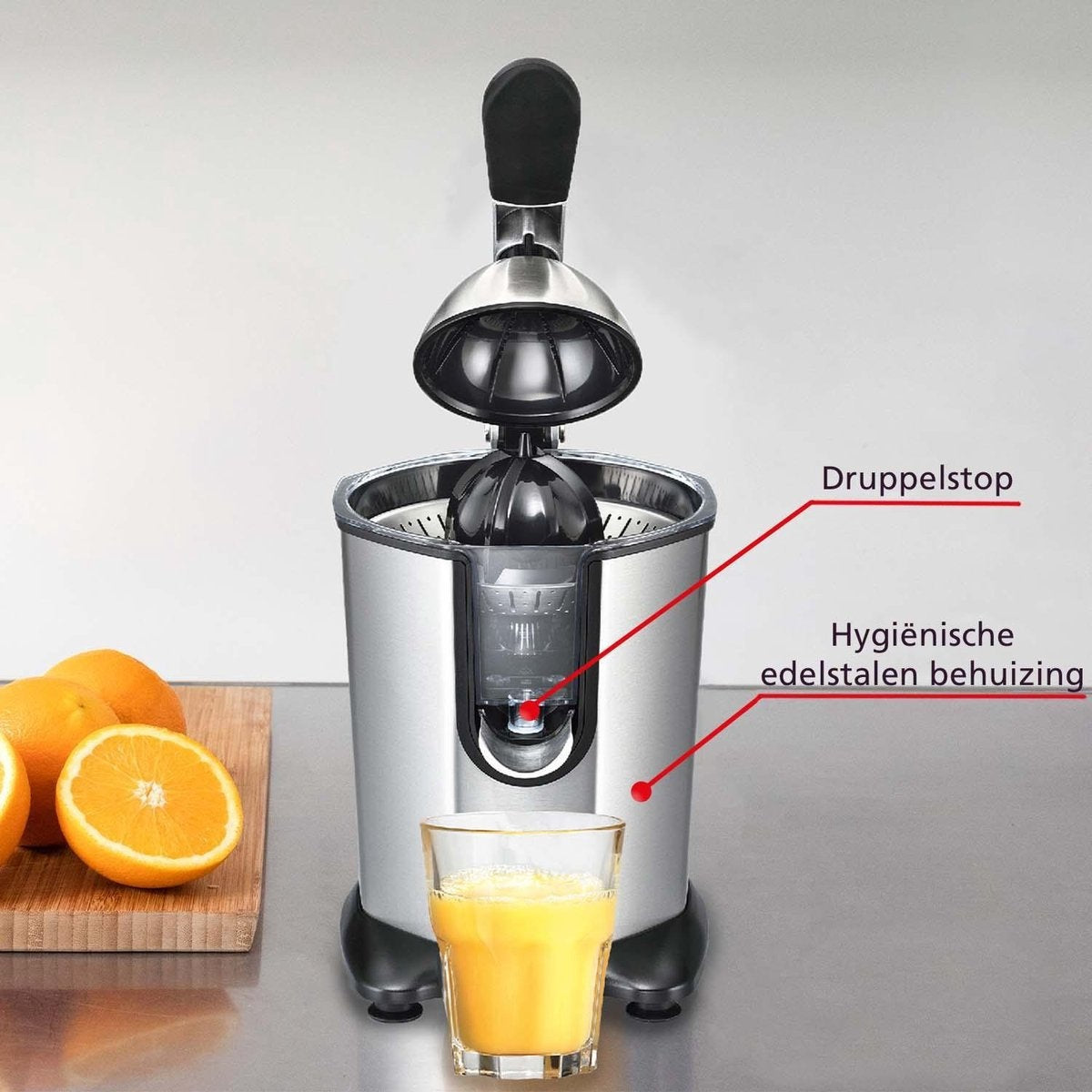 Presse-agrumes électrique Solis Citrus Juicer 8453 - 160 watts - Argent