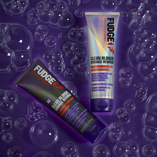 Fudge Clean Blonde Damage Rewind Violet - Après-shampoing - 250 ml