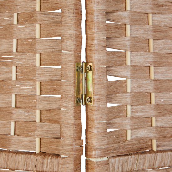 Paravent - 170 x 241 cm - pliable - 6 panneaux - bois - papier