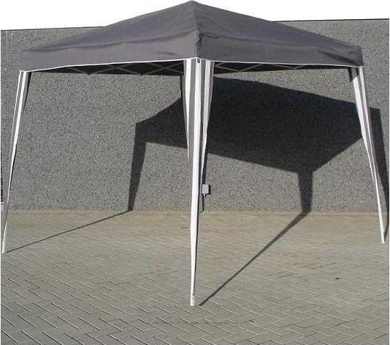 Partytent Easy Up - grijs/antraciet - 3 x 3 m